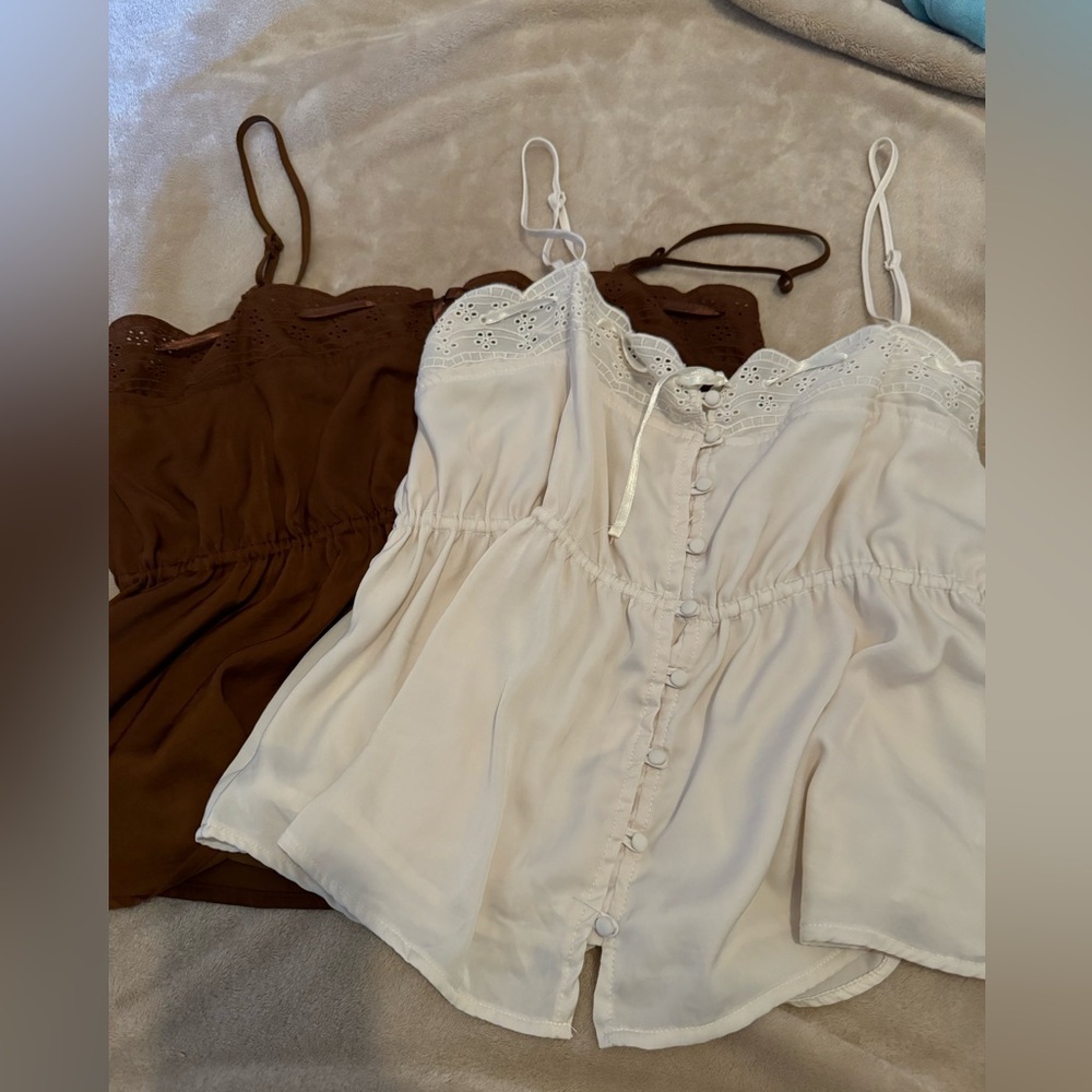 American eagle lace top shirts